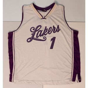 Vintage Exclusively Made 2015 Christmas Los Angeles Lakers Jersey #1 Size‎ XL